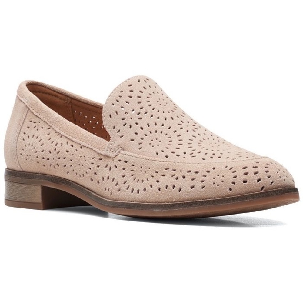 Clarks Trish Calla Sand Suede